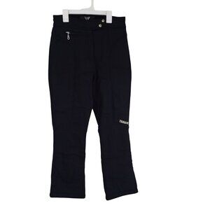 Tsunami Techno Skiwear Pants Womens Black  Size 42 With Zipper & Snap Closure